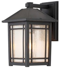 Φανάρι Απλίκα Φωτιστικό Τοίχου 1xE27 Μαύρο IP44 32cm Cedar Point QZ-CEDAR-POINT-M-BK Elstead Lighting QZ-CEDAR-POINT-M-BK Μαύρο