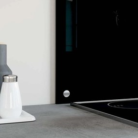 vidaXL Πλάτη Κουζίνας Μαύρη 100 x 50 εκ. από Ψημένο Γυαλί