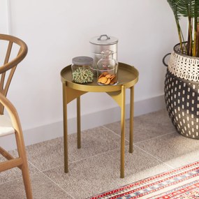 Τραπεζάκι Σαλονιού Χρυσό SHB 44x44x57