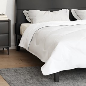 vidaXL Κουβέρτες & Κουβέρτες Λευκό 200 x 220 εκ. Μικροΐνες