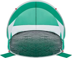 vidaXL Σκηνή Παραλίας Pop Up Γαλαζοπράσινη Αδιάβροχη