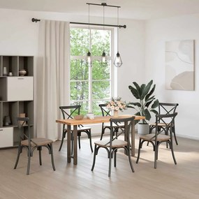 vidaXL Πόδια Κονσόλας 2 τεμ. από Φυσικό Ατσάλι 38x(72-73) εκ. Ατσάλι