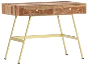 vidaXL Σεκρετέρ με Συρτάρια 100x55x75 εκ. από Μασίφ Ξύλο Ακακίας
