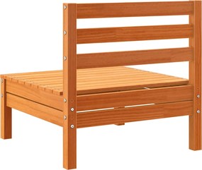 vidaXL Καναπές Κήπου Χωρίς Μπράτσα 4 τεμ. Καφέ Κεριού Μασίφ Πεύκο