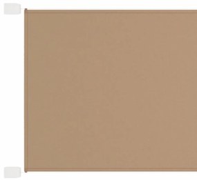 vidaXL Τέντα Κάθετη Taupe 140 x 360 εκ. από Ύφασμα Oxford