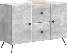 vidaXL Πλαϊνό γραφείο Γκρι Σκυροδέματος 89 x 34,5 x 60 εκ.