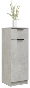 vidaXL Ντουλάπι Μπάνιου Γκρι Σκυροδέματος 32x34x90 εκ. Επεξεργ. Ξύλο