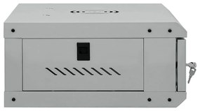 vidaXL Ντουλάπα δικτύου με αποθήκευση Γκρι 53 x 35 x 21 εκ Ατσάλι