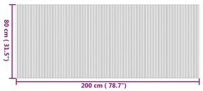 ΧΑΛΙ ΟΡΘΟΓΩΝΙΟ ΦΥΣΙΚΟ 80 X 200 ΕΚ. ΜΠΑΜΠΟΥ 376775