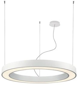 Κρεμαστό Φωτιστικό Οροφής LED 88W 3000Κ Dali Dimming Φ120cm Ring Viokef 3915-0012-3-W-D3 Λευκό