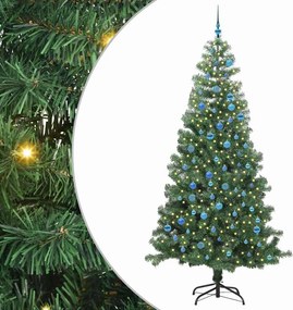 vidaXL Χριστουγεννιάτικο Δέντρο Πράσινο 240 cm PVC