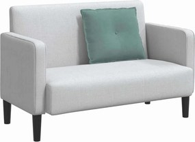 vidaXL Μαξιλάρι Πλάτης Θαλασσί 60 x 50 cm Υφασμάτινο Κορντουρά