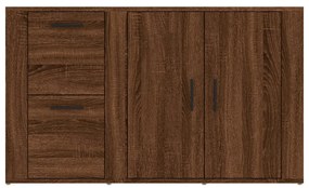 vidaXL Ντουλάπι Καφέ Δρυς 100x36x59,5 εκ. από Επεξεργασμένο Ξύλο