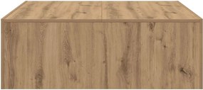 vidaXL Τραπεζάκι Σαλονιού Artisan Δρυς 100x100x35 εκ. Επεξ. Ξύλο