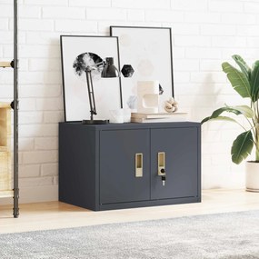 vidaXL Ντουλάπι αποθήκευσης Ανθρακί 60 x 40 x 40 εκ. Ατσάλι