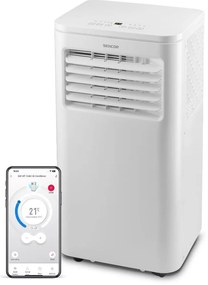Φορητό Κλιματιστικό Ψύξης Sencor SAC MT7048C 7.000 BTU/h 26 m² 64dBA Λευκό