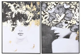 Καμβάς Home ESPRIT πολυστερίνη Καμβάς 103 x 4,5 x 143 cm