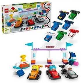 Lego 10445 Duplo Town F1 Team Race Cars &amp; Drivers για 2+ Ετών 70τμχ