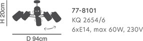 Σποτ Πολύφωτο Homelighting Shiro 77-8101 Chrome