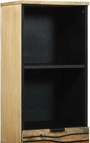 vidaXL Ντουλάπι Μπάνιου Φυσικό 38 x 33 x 160 εκ Επεξεργασμένο Ξύλο
