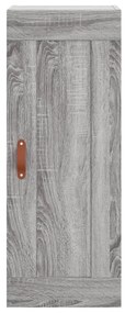vidaXL Ντουλάπι Τοίχου Γκρι Sonoma 34,5 x 34 x 90 εκ. Επεξεργ. Ξύλο