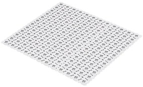 Αντιολισθητικό Ντουζιέρας Ivy 4122 White Kleine Wolke 54Χ54 PVC