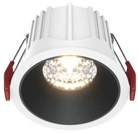 Χωνευτό Σποτ Οροφής Alfa LED 15W 3000K Μαύρο-Λευκό DL043-01-15W3K-RD-WB MAYTONI DL043-01-15W3K-RD-WB Ασπρόμαυρο