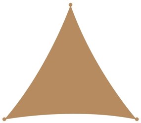 Τρίγωνο πανί σκίασης 230gsm 3,6x3,6x3,6μ. Άμμου