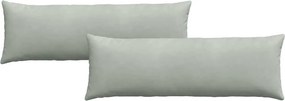 vidaXL Μαξιλάρι Καναπέ 2 pcs Ανοιχτό γκρι 120 x 40 cm