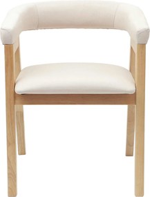 vidaXL Καρέκλες φαγητού 2 pcs Φυσικό 54 x 57 x 73 εκ
