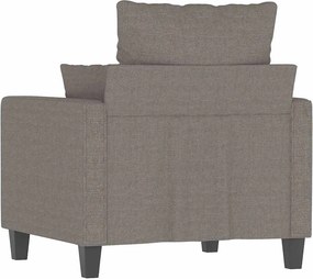 vidaXL Πολυθρόνα Taupe 60 εκ. Υφασμάτινη