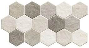 Πλακάκι HEX Stonehenge Frost KARAG 26,5x51cm Τιμή τετραγωνικού 46€/ Συσκευασία 0.95m2, 7 τεμάχια