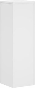 vidaXL Βάσεις Φυτών 2 τεμ. Λευκές 25x25x80 εκ. από Επεξεργασμένο Ξύλο