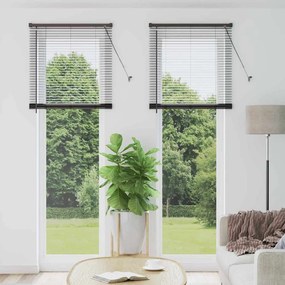 vidaXL Βενετσιάνικες Ρόδες Μαύρο 220 x 75 εκ Αλουμίνιο
