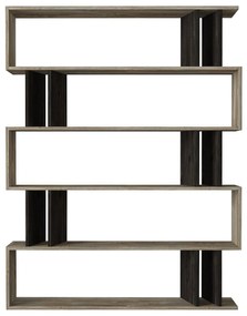 Βιβλιοθήκη Antipaxi Sonoma/Wenge 122x26x159cm - 14410078 - 14410078