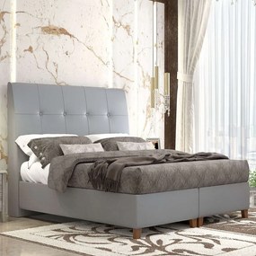 Κρεβάτι Νο60 160x200x120cm Grey Υπέρδιπλο