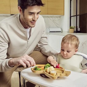 Ξύλινο πιάτο Miniland CHICK