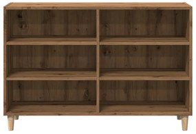 Ραφιέρα Αρτισιανή Δρυς 103,5 x 35 x 70 εκ. από Επεξεργ. Ξύλο - Καφέ