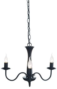 Φωτιστικό Κρεμαστο Aca DLA12013PB KNOSSOS Μαύρο Ματ (Black Mat)