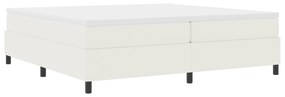 vidaXL Κρεβάτι Box Spring Κρεμ 200x200 εκ Κορντούροι Υλικό