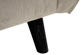 Καναπές Scandinavian Choice P115, Αριθμός θέσεων: 2, Beige, Μαύρο, 184x97x80cm, 60 kg, Ταπισερί, Πόδια: Ξύλο | Epipla1.gr