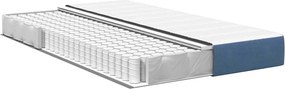 vidaXL Στρώμα Κρεβατιού με στρώμα Μπλε 120 x 200 cm ύφασμα