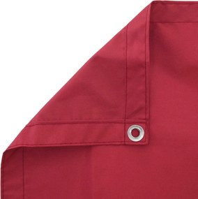 vidaXL Οθόνη Μπαλκονιού Κόκκινο 75 x 200 cm