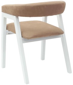 vidaXL Καρέκλες φαγητού 2 pcs Λευκό 54 x 57 x 73 εκ