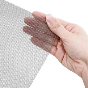 vidaXL Πλέγμα Οθόνης 30 mesh 100 x 2000 cm Ανοξείδωτο Ατσάλι 201 Ασημί