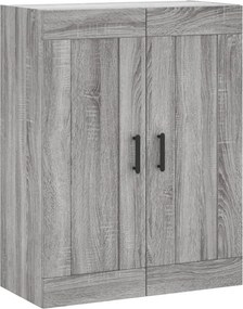 vidaXL Ντουλάπι Γκρι Sonoma 69,5 x 34 x 180 εκ. Επεξεργασμένο Ξύλο