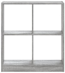 vidaXL Βιβλιοθήκη Γκρι Sonoma 68,5x32x75 κ. από Επεξεργ. Ξύλο