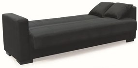 ROVER BLACK ΥΦΑΣΜΑ 3ΘΕΣΙΟΣ ΚΑΝΑΠΕΣ/ΚΡΕΒΑΤΙ ΜΕ ΑΠΟΘ.ΧΩΡΟ 210X80εκ.