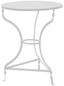 Τραπέζι Noah μεταλλικό λευκό Φ58x72εκ 58x58x72 εκ.