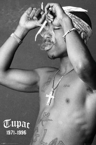 Αφίσα Tupac - Smoke, (61 x 91.5 cm)